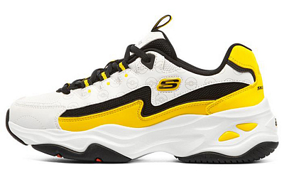 Skechers D'Lites 4.0 'White Yellow' Women's