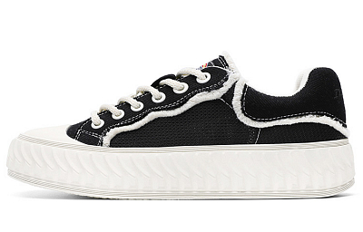 Dickies Wear-resistant And Lightweight Low-Top Canvas Shoes Women's Black
