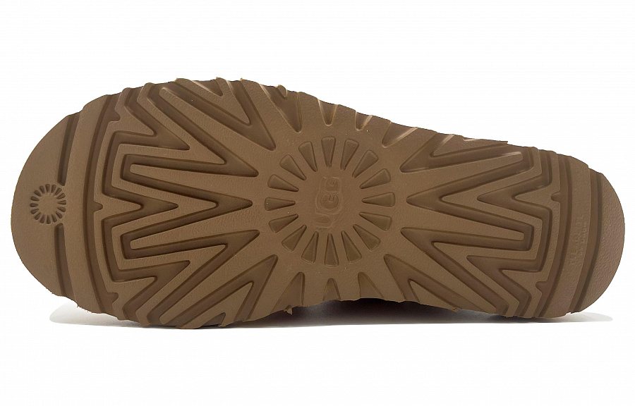 UGG CLASSIC MINI Kaleidoscope Shopping Bag Short Snow Boots Women's Brown Yellow купить в интернет-магазине Yoocart с быстрой доставкой по России.