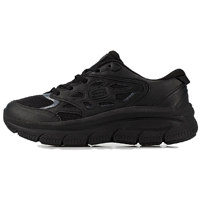 Skechers Modern D'Lu Cushioning Breathable Low-Top Casual Shoes Women's Black