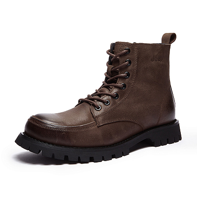 Jeep Short Martin Boot Men's Dark Brown