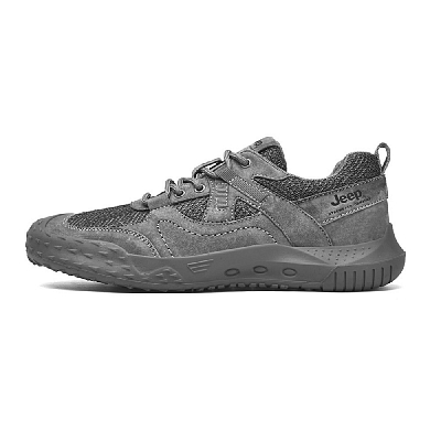 Jeep Low Top Outdoor Shoes Men's Gray