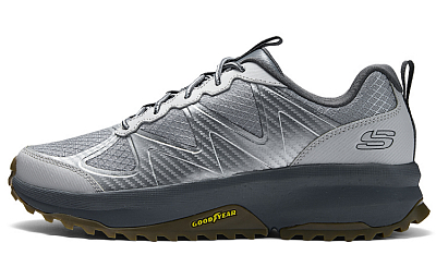 Skechers Lanyin Collection Low-Top Outdoor Shoes Men's Gray