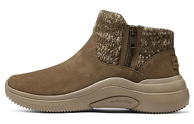 Skechers Warm And Wear-Resistant Snow Boots Women's Brown