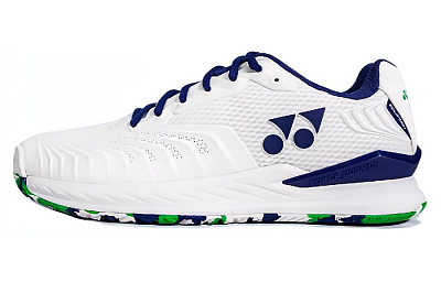 YONEX Cushioning Wear-Resistant Low-Top Tennis Shoes Unisex White Green