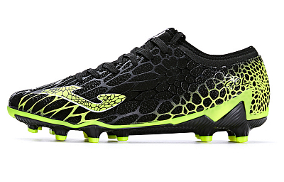 Joma FG Rubber Long Studs Cushioned Slip-Resistant Sock Covers Soccer Shoes Men's Black