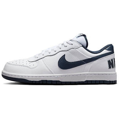Nike Big Nike Low White/Midnight Navy