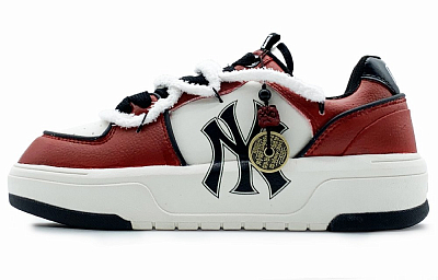 MLB Chunky Liner Wear-Resistant Height Increasing Low-Top Skateboard Shoes Unisex