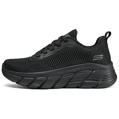 Skechers BOBS B FLEX HI Abrasion Resistant Low Top Casual Shoes Women's Black