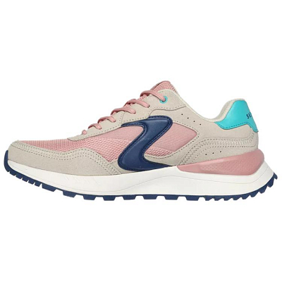 Skechers Cushioning, Wear Resistant Low Top Running Shoes Women's Gray Pink