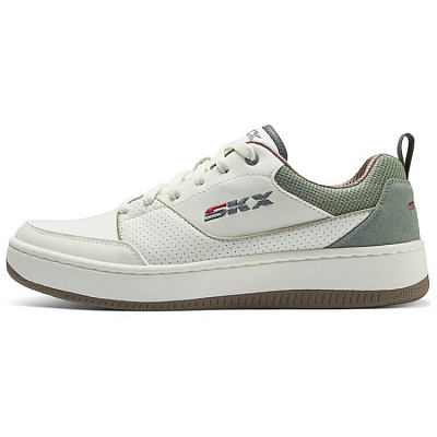 Skechers Low Top Casual Shoes Men's White Cyan