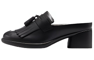 Ecco Wrap-toe Slippers 5.5cm Women's Black