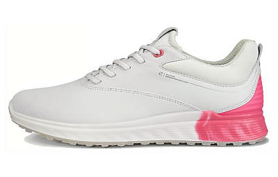 Ecco Breathable Low-Top Casual Shoes Women's White Pink