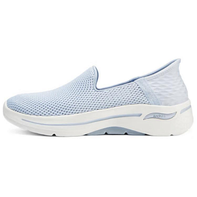 Skechers Slip Ins Low Top Casual Shoes Women's Light Blue