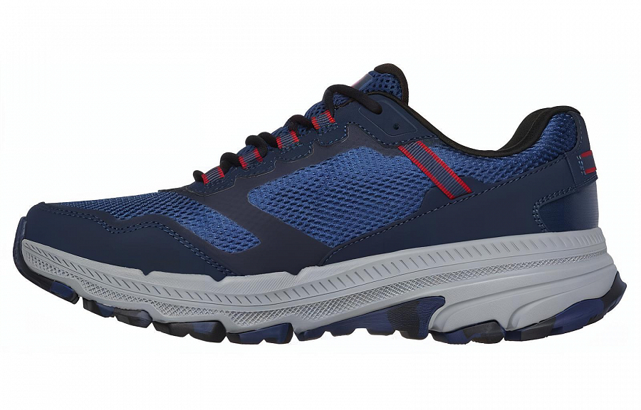 Skechers Cushioning Breathable Low-Top Running Shoes Men's Marine Blue купить в интернет-магазине Yoocart с быстрой доставкой по России.