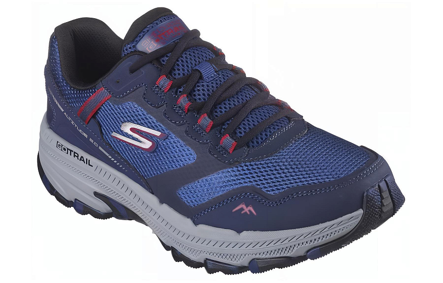 Skechers Cushioning Breathable Low-Top Running Shoes Men's Marine Blue купить в интернет-магазине Yoocart с быстрой доставкой по России.
