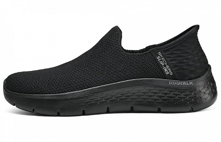 Skechers Go Walk Fle Cushioning Abrasion Resistant Breathable Low top Casual Shoes Women's Black купить в интернет-магазине Yoocart с быстрой доставкой по России.