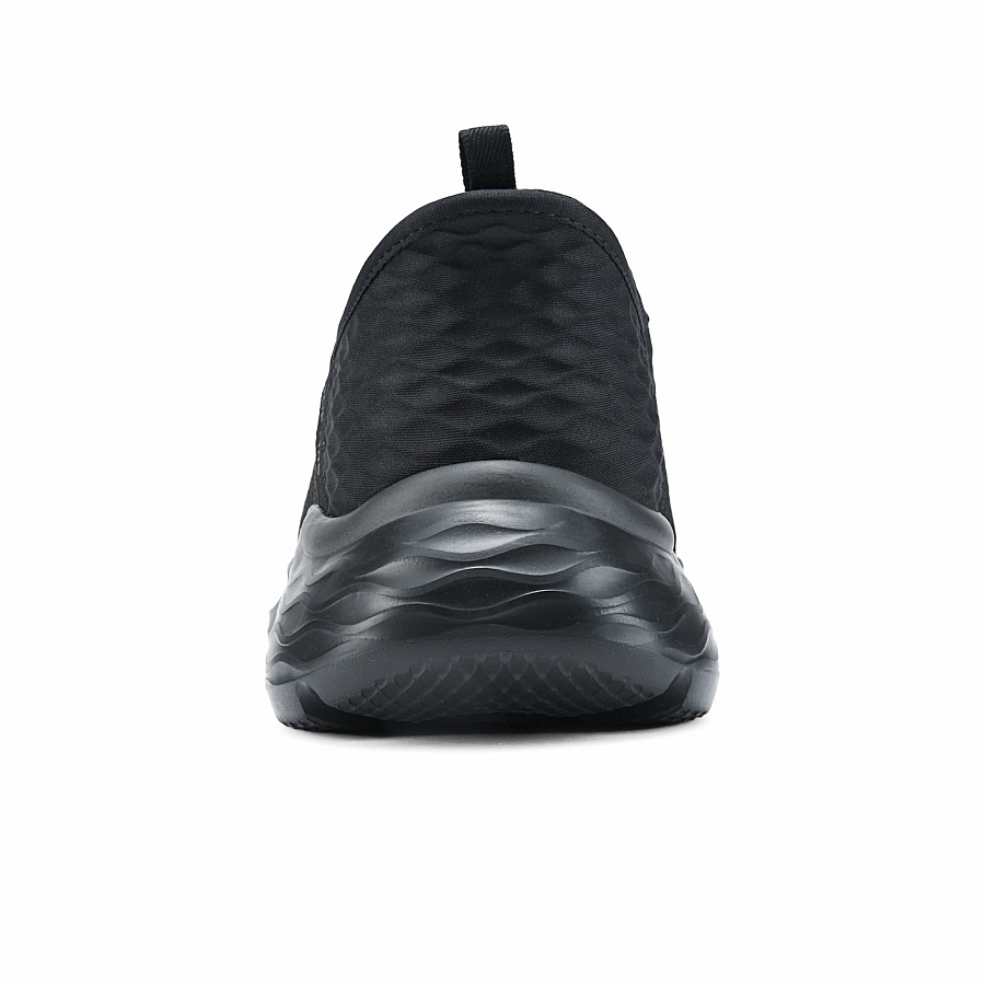 Skechers Cushioning Wear-Resistant Breathable Coverage Lightweight Rebound Low-Top Casual Shoes Men's Black купить в интернет-магазине Yoocart с быстрой доставкой по России.