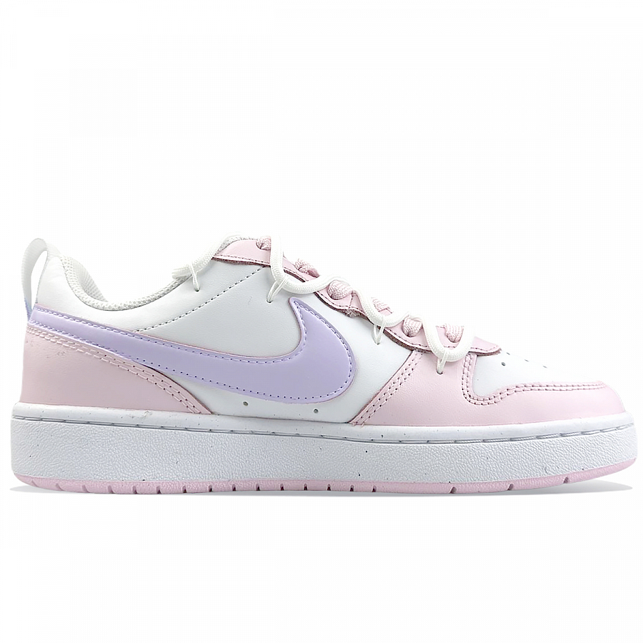 Nike Court Borough Wear-resistant And Lightweight Low-Top Skateboard Shoes Women's Pink White купить в интернет-магазине Yoocart с быстрой доставкой по России.
