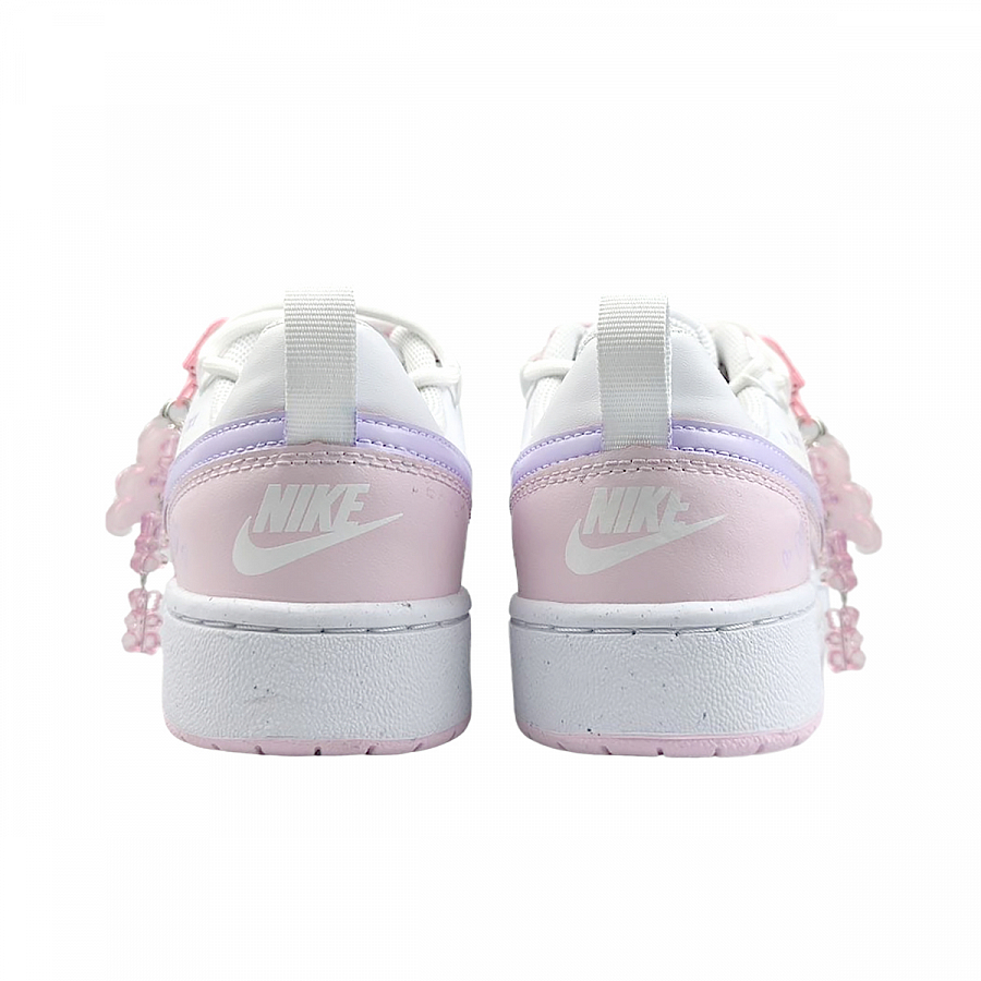 Nike Court Borough Wear-resistant And Lightweight Low-Top Skateboard Shoes Women's Pink White купить в интернет-магазине Yoocart с быстрой доставкой по России.