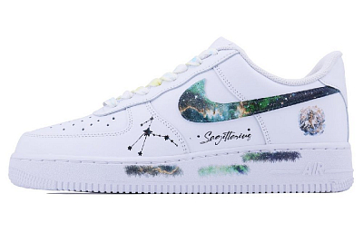 Nike Air Force 1 Sagittarius SDS Thermal Coverage Low Top Skateboard Shoes Men's White