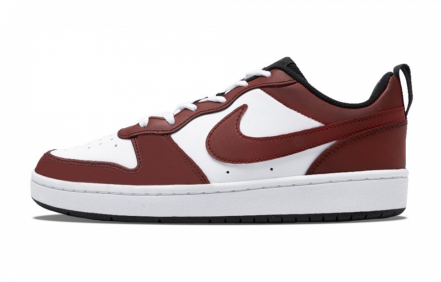 Nike Court Borough Low 2 Burgundy Dream Anti-Slip Wear-Resistant Low-Top Skateboard Shoes GS Burgundy купить в интернет-магазине Yoocart с быстрой доставкой по России.