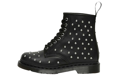 Dr. Martens 1460 Stud Wanama Leather Lace Up Boots 'Black' Women's