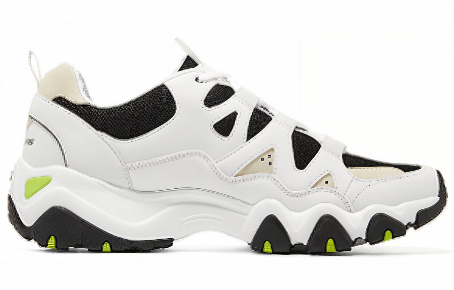 Skechers D'lites 2.0 'White Black Green' купить в интернет-магазине Yoocart с быстрой доставкой по России.