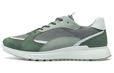 Ecco Fit For Action Cushioning Anti-Slip And Wear-Resistant Low-Top Casual Shoes Men's Green
