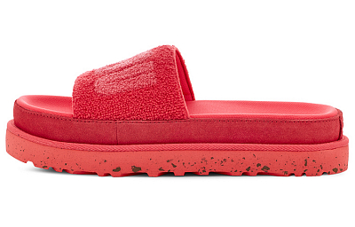 UGG Rubber Sole Slide Slippers Women's Hibiscus Pink