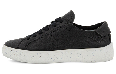Ecco Street Tray Stylish Skateboarding Shoes Women's Black