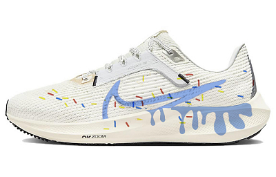 Nike Air Zoom Pegasus 40 Cushioning Anti-Slip And Wear-Resistant Low-Top Running Shoes Women's White