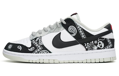 Nike Dunk Low Retro Wear-Resistant Slip-Resistant Low-Top Skateboard Shoes Men's Black White