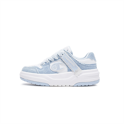 Champion Towel Skate Slip-Resistant Low-Top Skateboard Shoes Women's Light Blue