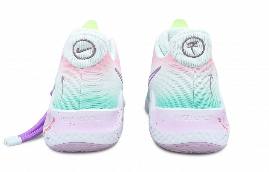 Nike Trey 5 Vintage Basketball Shoes Unisex Mid top Pink/Green/Purple купить в интернет-магазине Yoocart с быстрой доставкой по России.