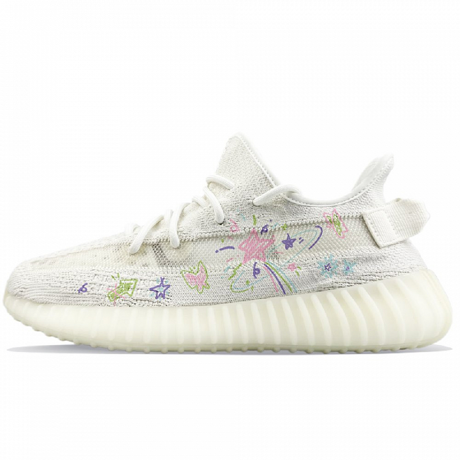 Adidas Originals Yeezy Boost 350 Anti-Slip Wear-Resistant Low-Top Casual Shoes Unisex Pink White купить в интернет-магазине Yoocart с быстрой доставкой по России.