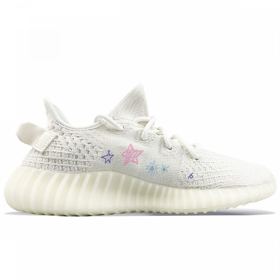 Adidas Originals Yeezy Boost 350 Anti-Slip Wear-Resistant Low-Top Casual Shoes Unisex Pink White купить в интернет-магазине Yoocart с быстрой доставкой по России.