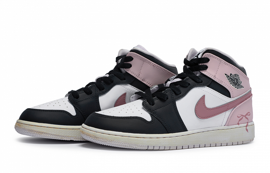 Jordan Air Jordan 1 Vintage Basketball Shoes Women's Mid top Black купить в интернет-магазине Yoocart с быстрой доставкой по России.