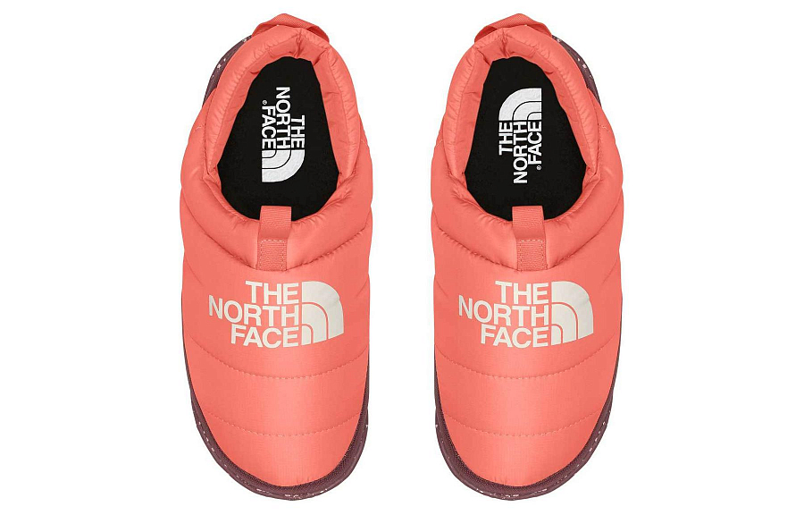 THE NORTH FACE Nuptse Cushioning Wear-Resistant Low-Top Casual Shoes Women's Pink Brown купить в интернет-магазине Yoocart с быстрой доставкой по России.