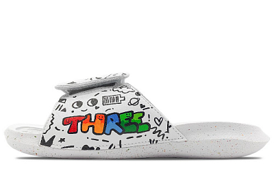 Jordan Hydro 6 Slip-Resistant Slide Slippers Women's White Black