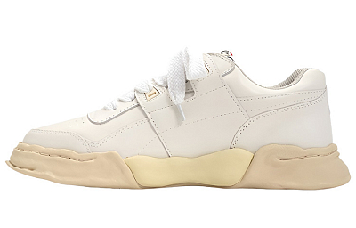 Maison MIHARA YASUHIRO Parker OG Sole PF Leather Low-Top Sneaker White