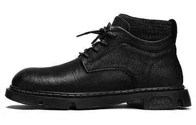 Jeep Martin Boots Men's Black