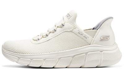 Skechers Knitted Running Shoes 'Beige' Women's