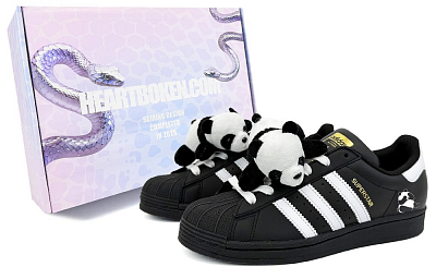 Adidas Originals SUPERSTAR Anti Slip Wear Resistant Low Top Skateboard Shoes Unisex Black White