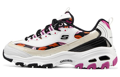 Skechers D'LITES Series Low Top Sports Casual Shoes Women's Pink