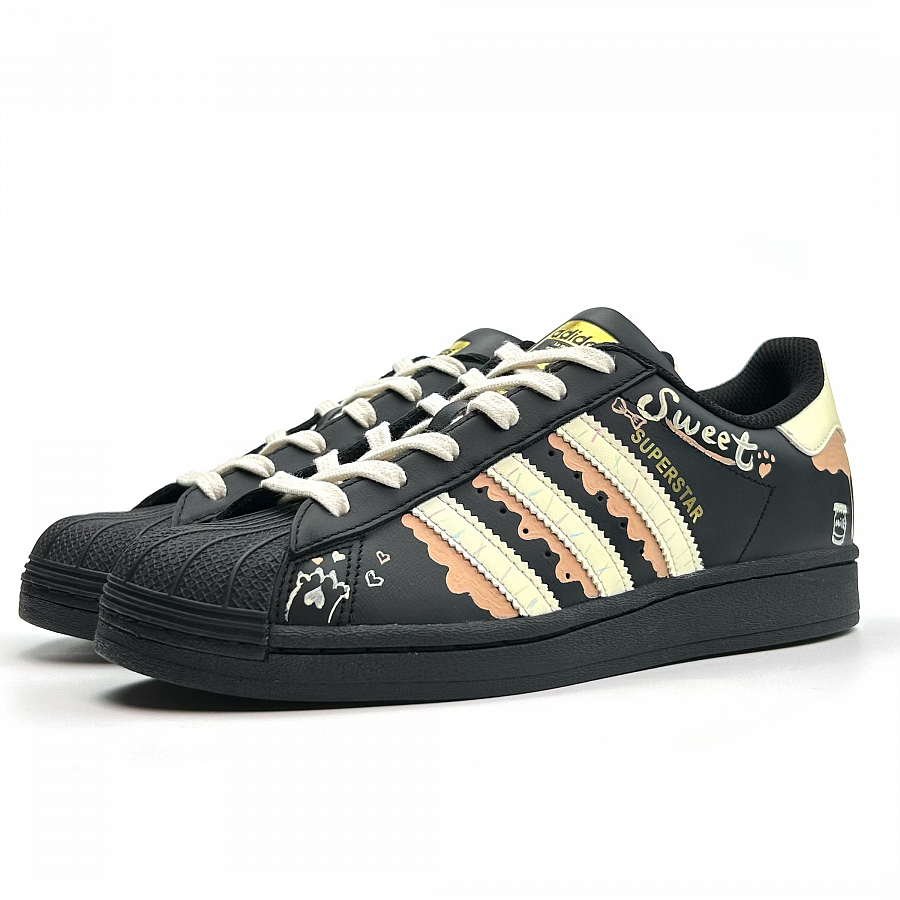 Adidas Originals Superstar Skateboard Shoes Unisex Low top Cream White/Coffee купить в интернет-магазине Yoocart с быстрой доставкой по России.