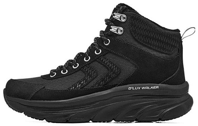 Skechers D'Lux Walker Mid Top Sports Casual Shoes Women's Black