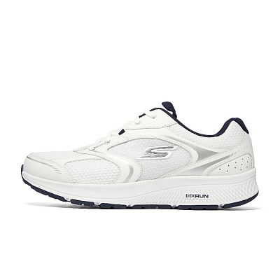 Skechers GO RUN Low Top Running Shoes Men's White Blue