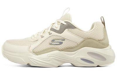 Skechers Stamina Airy Low Top Chunky Sneakers Men's Ivory