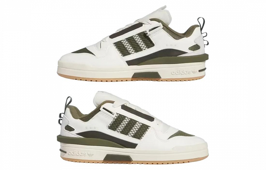 Adidas Originals FORUM Low Top Skateboard Shoes Unisex White Green купить в интернет-магазине Yoocart с быстрой доставкой по России.